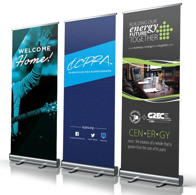 Retractable Banner Stands by Vinyl Press USA, Easton PA