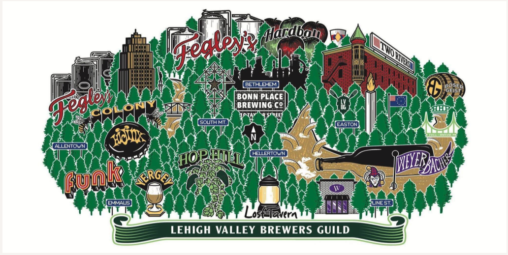 Lehigh Valley Brewers Guild - Regional Brewery Map