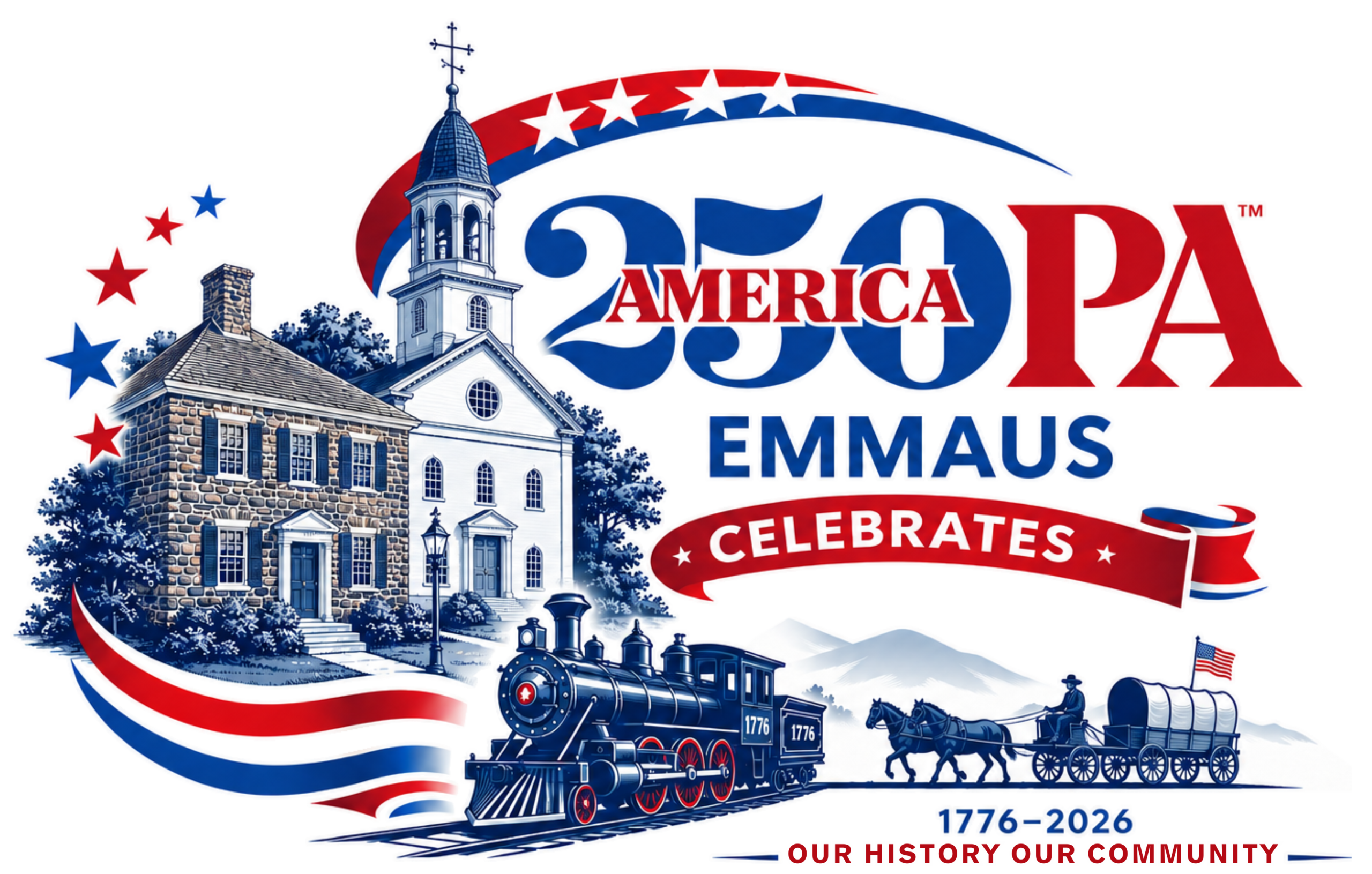 Emmaus Celebrates 250 Logo