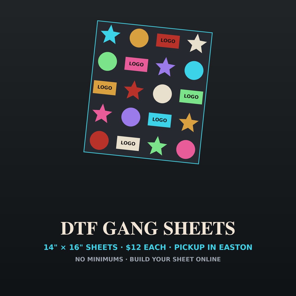 DTF gang sheets